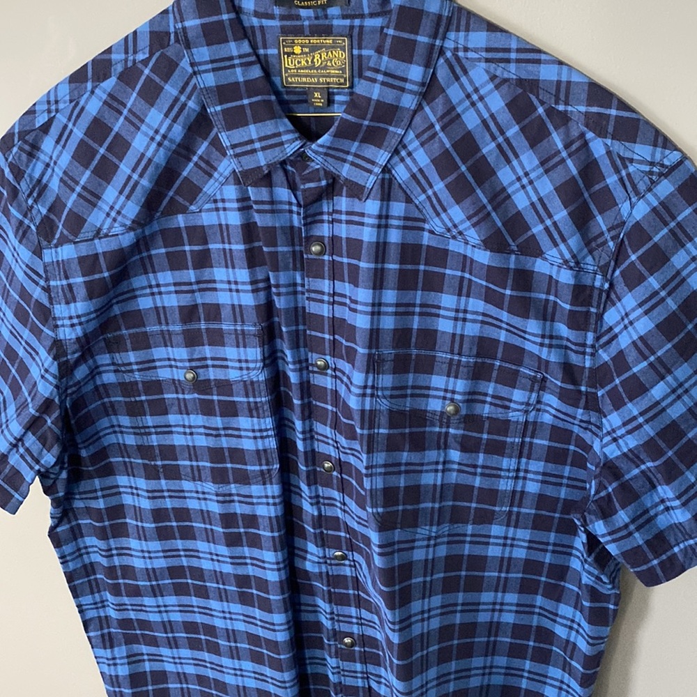 Mens Flannel Button-Up - X-Large - Picture 2 of 5